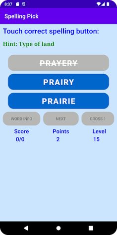 Spelling Pick - Screenshot 2