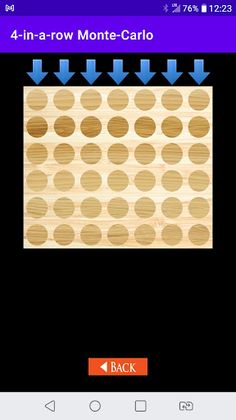 4-in-a-row Monte-Carlo - Screenshot 1