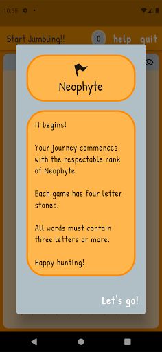 JumbleStones - Free Word Game - Screenshot 4