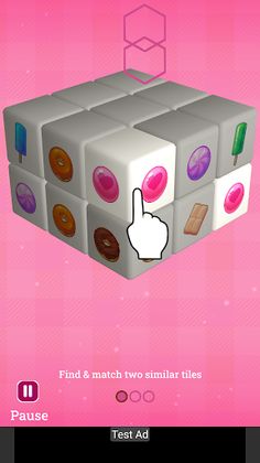 Mahjong 3d Candy - Screenshot 2