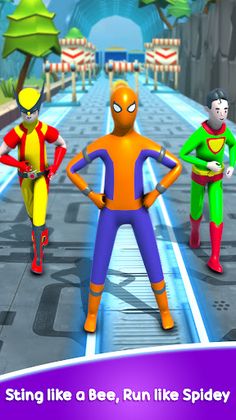 Superhero Run - Screenshot 1