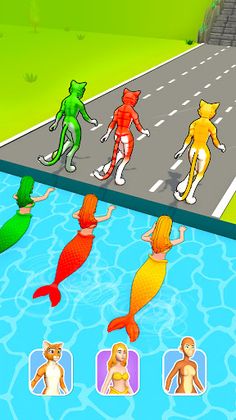 Animal Run 3D: Shape Shifting - Screenshot 1