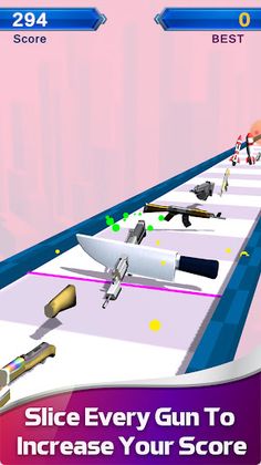 Slice Master Gun 3D - Screenshot 3