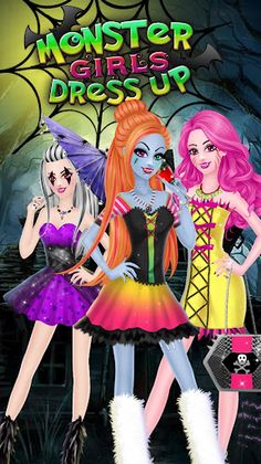 Monster Girl Party DressUp - Screenshot 1