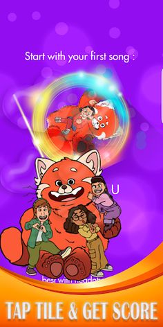 Turning Red PIano TIles Anime - Screenshot 4