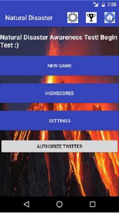 Natural Disasters Quiz - Screenshot 1