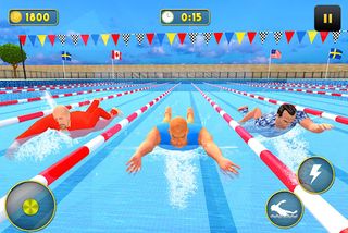 Swimming Pool Rush Water Race - Screenshot 1
