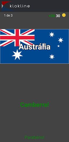 14 Capitais da Oceania Desafio - Screenshot 3