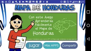 Juego del Mapa de Honduras - Screenshot 1