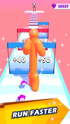 Tall Man Run 3D Runner Game - Screenshot 1