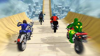 Super Hero Bike Mega Ramp 3 - Screenshot 2