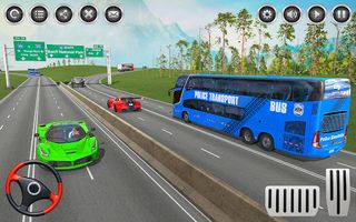 US Police Bus Simulator Game - Screenshot 3