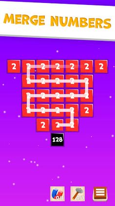 Chain Tile: 2048 merge puzzle  - Screenshot 1