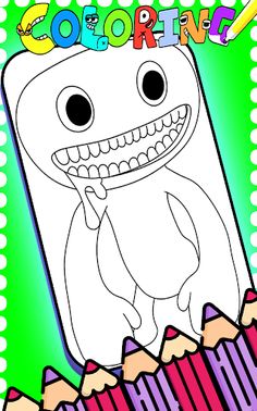 banban Garten 2 coloring game - Screenshot 2