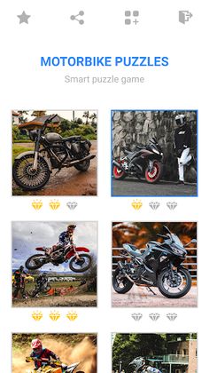 Jigsaw Motorcycle Puzzles - Screenshot 1