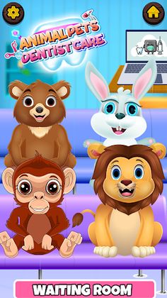 Pet Animals Kid Dentist Games - Screenshot 2