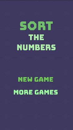 Sort The Numbers - Screenshot 1
