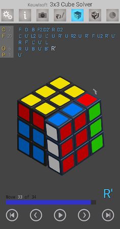 3x3 Cube Solver - Screenshot 1
