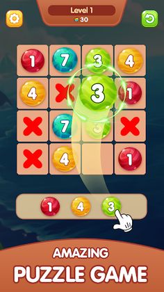 Color Balls - Number Game - Screenshot 2