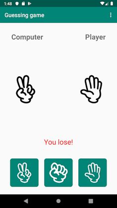 Guessing Game - Stone Paper Sc - Screenshot 3