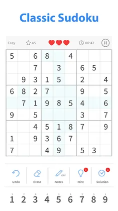 Sudoku Master - Classic Sudoku - Screenshot 1