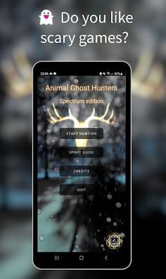 Ghost hunting game - spectrum - Screenshot 1