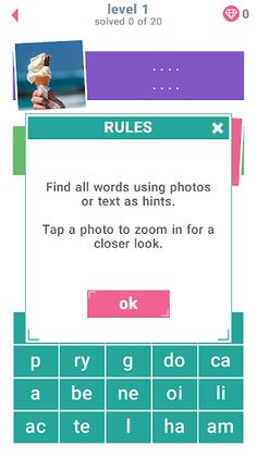Mom's Word Game - Screenshot 1