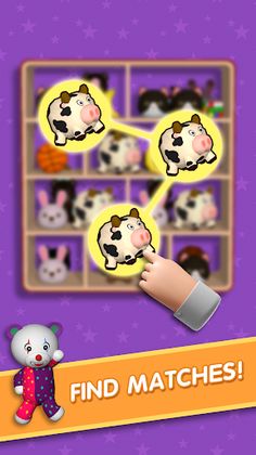 Bear Pickup Triple Tile 3D - Screenshot 2