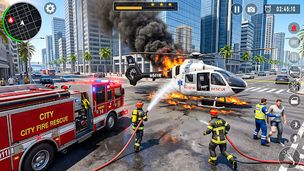 Fire Truck Rescue Firefighter - Screenshot 2