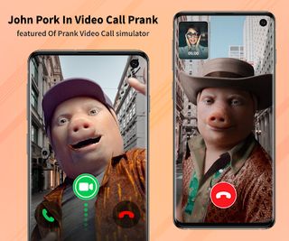 John Pork In Video Call Prank - Screenshot 1