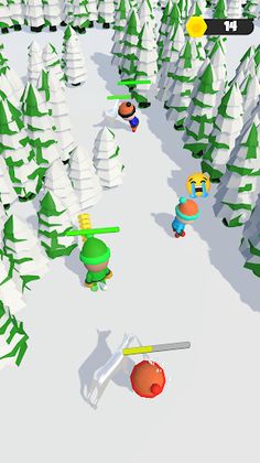 Snow battle 3D - Screenshot 3