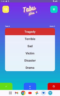 Tabu Plus - Screenshot 4