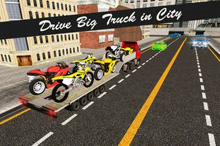 Bike Transport Truck 3D - Screenshot 2