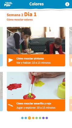 PEEP Ciencias: Colores - Screenshot 2