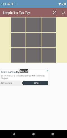 simple tic tac toe - Screenshot 2