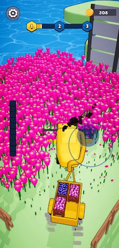 Flower Harvester 3D - Screenshot 2