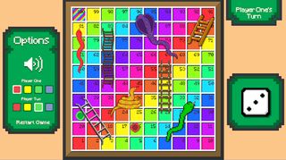 Pixel Snakes & Ladders - Two P - Screenshot 1
