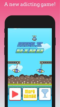 Heli Bird : Pixel Climb - Screenshot 1