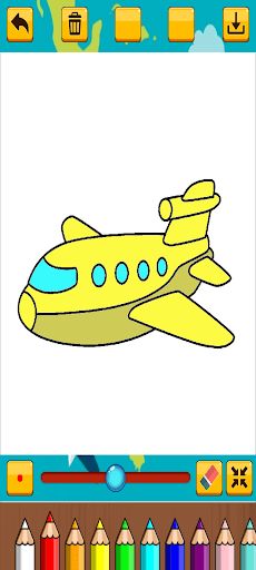 Airplane Coloring - Screenshot 4