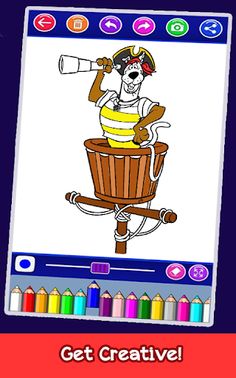 Scooby coloring doo game - Screenshot 3