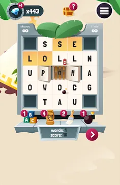 Word Crusher Quest Word Game - Screenshot 1
