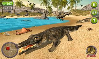 Hungry Animal Crocodile Attack - Screenshot 1