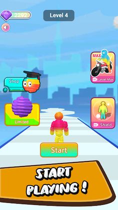 Rope Runner : Rope Stack Man - Screenshot 1