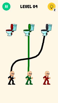 Skibidi Rush to Toilet - Screenshot 2