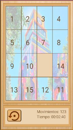Puzzle 15 - Rompecabezas JGBA - Screenshot 1