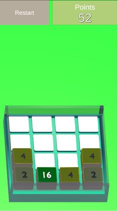 3D 2048 - Screenshot 2