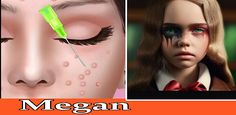 Megan Makeup & over M3gan Asmr - Screenshot 2