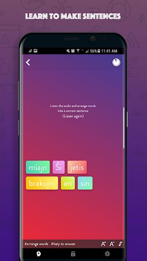 Esperanto Sentence Practice - Screenshot 3