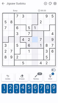 Jigsaw Sudoku - Screenshot 1