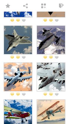 Jigsaw Aircraft Mosaic Puzzles - Screenshot 2